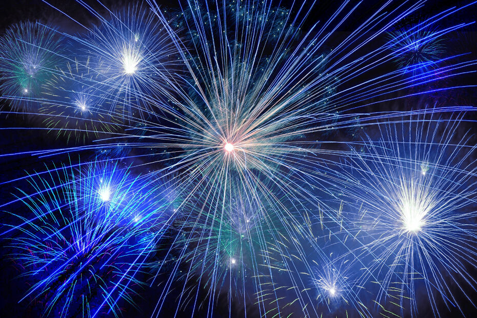 See in Flammen