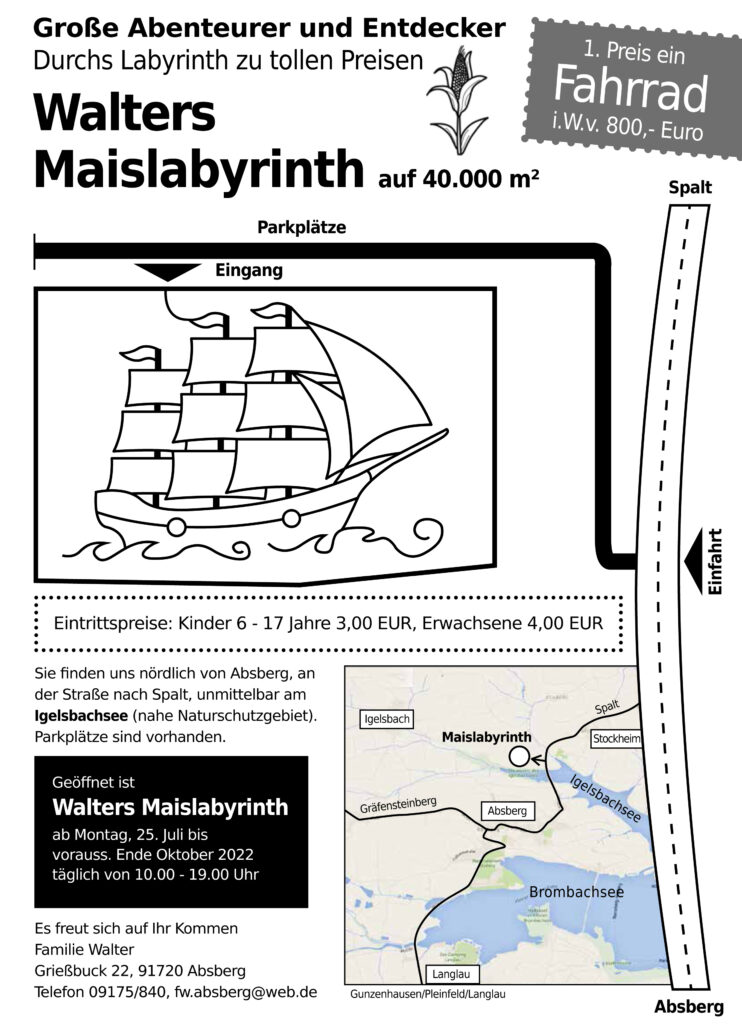 Maislabyrinth Absberg